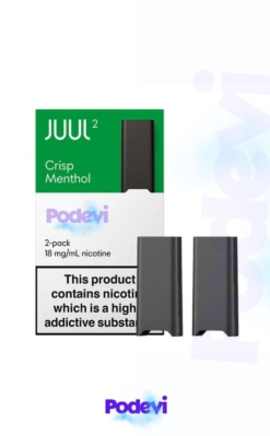 JUUL 2 Crisp Menthol Pod Kartuş 2'li Paket PodEvi sitemizden satın al